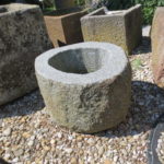 Brunnen aus Granitfindling BWk002