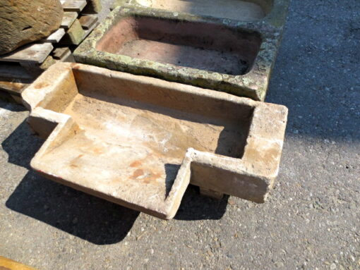 Becken antik aus Sandstein 109x34 (54) xh19 – Bild 2