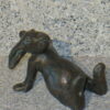 Hase aus Bronze