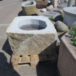 Brunnen aus Granitfindling 100x80h46cm (4)