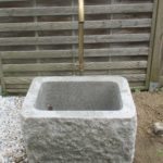 Granitbrunnen 80 eckig