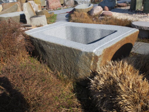 Brunnen aus Granitfindling 170x130h58 BWk010 – Bild 4